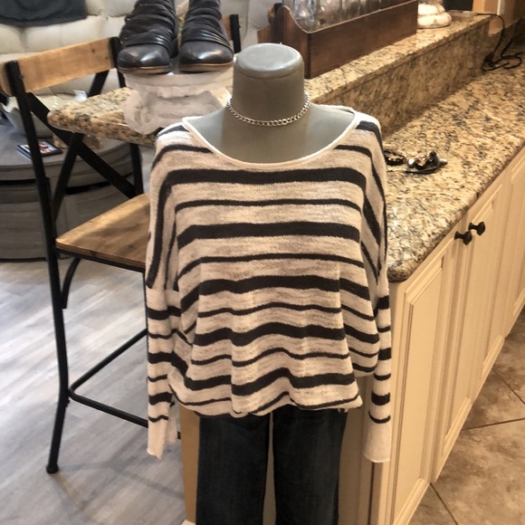 Lou & Grey Stripped Soft Sweater - Picture 5 of 13